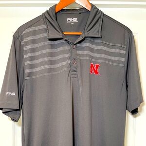 Nebraska Cornhuskers PING Brand Men’s Polo
